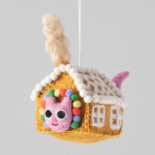 Load image into Gallery viewer, Greta the Cat Felt Ornament