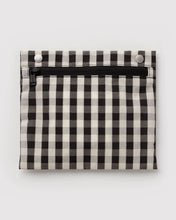 Load image into Gallery viewer, Everyday Cloud Bag, Black and Cream Gingham