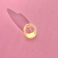 Load image into Gallery viewer, Sandblasted Glass Ring (Assorted Colours)