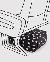 Load image into Gallery viewer, Small Cloud Carry-On, Black and Cream Polka Dot
