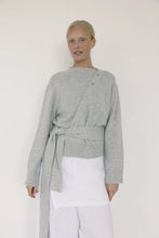 Load image into Gallery viewer, The Asymmetric Cashmere Knit, Grey