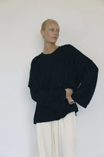 Load image into Gallery viewer, The Merino Wool Layered Tee, Black