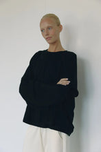 Load image into Gallery viewer, The Merino Wool Layered Tee, Black