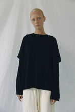 Load image into Gallery viewer, The Merino Wool Layered Tee, Black