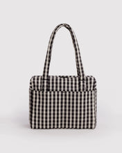 Load image into Gallery viewer, Small Cloud Carry-On, Black And Cream Gingham