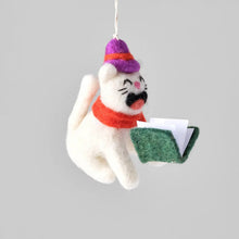 Load image into Gallery viewer, Dickens the Cat Felt Ornament