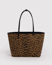 Load image into Gallery viewer, Large Nylon Reversible Tote - Leopard Mix