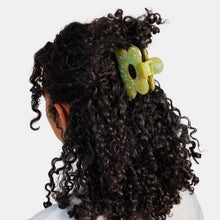 Load image into Gallery viewer, Flower Claw in Jade Swirl