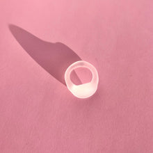 Load image into Gallery viewer, Sandblasted Glass Ring (Assorted Colours)
