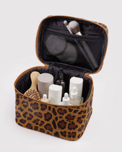 Load image into Gallery viewer, Large Cosmetic Case - Leopard