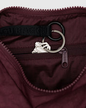 Load image into Gallery viewer, Small Nylon Crescent Bag, Mahogany