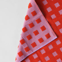 Load image into Gallery viewer, Squares Woven Terry Tea Towel