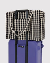 Load image into Gallery viewer, Cloud Carry-On, Black and Cream Gingham