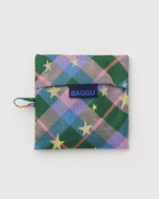 Load image into Gallery viewer, Green Star Plaid Baggu