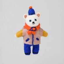 Load image into Gallery viewer, Bear Felt Ornament