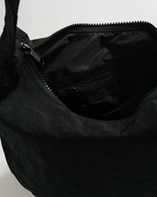 Load image into Gallery viewer, Medium Nylon Crescent Bag, Black