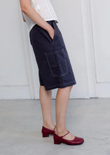 Load image into Gallery viewer, Blossom Shorts, Navy Twill