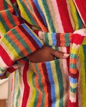 Load image into Gallery viewer, Butterfly Stripe Bathrobe