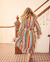 Load image into Gallery viewer, Butterfly Stripe Bathrobe