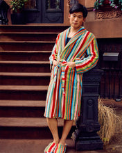Load image into Gallery viewer, Butterfly Stripe Bathrobe