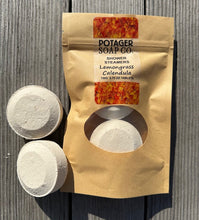 Load image into Gallery viewer, Shower Steamer Lemongrass Calendula 2 Pack