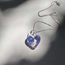 Load image into Gallery viewer, Glass Heart Necklace (Assorted Colours)
