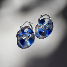 Load image into Gallery viewer, Glass Link Earrings