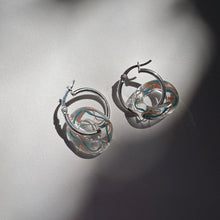 Load image into Gallery viewer, Glass Link Earrings