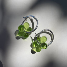 Load image into Gallery viewer, Glass Flower Earrings (Assorted Colours)