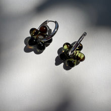 Load image into Gallery viewer, Glass Flower Earrings (Assorted Colours)