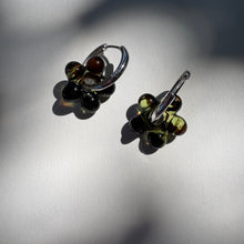 Load image into Gallery viewer, Glass Flower Earrings (Assorted Colours)
