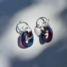 Load image into Gallery viewer, Glass Link Earrings