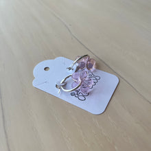 Load image into Gallery viewer, Glass Flower Earrings (Assorted Colours)