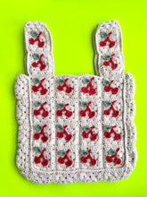 Load image into Gallery viewer, Cherries Crochet Shopper Bag