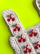 Load image into Gallery viewer, Cherries Crochet Shopper Bag