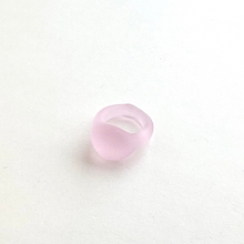 Load image into Gallery viewer, Sandblasted Glass Ring (Assorted Colours)