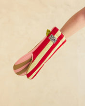 Load image into Gallery viewer, Ladybug Stripe Oven Mitt
