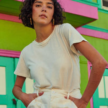 Load image into Gallery viewer, Cropped Lorel Tee, Black