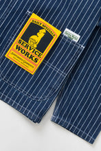 Load image into Gallery viewer, Pinstripe Denim Coverall 2.0 - Indigo