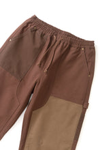 Load image into Gallery viewer, Patchwork Utility Chef Pants - Brown