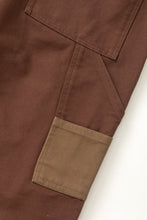 Load image into Gallery viewer, Patchwork Utility Chef Pants - Brown