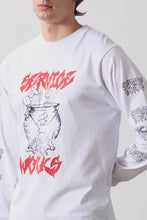 Load image into Gallery viewer, Boiling Point Long Sleeve Tee - White
