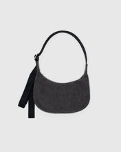 Load image into Gallery viewer, Small Crescent Bag, Washed Black Denim