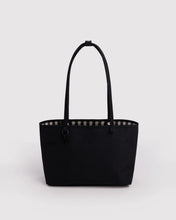 Load image into Gallery viewer, Medium Nylon Reversible Tote - Black Mix