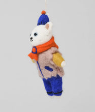 Load image into Gallery viewer, Bear Felt Ornament