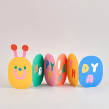 Load image into Gallery viewer, Caterpillar Fold Out Birthday Card