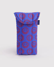 Load image into Gallery viewer, Puffy Glasses Case - Mini Cobalt Happy