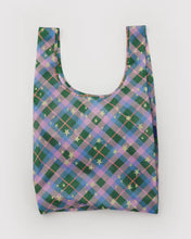 Load image into Gallery viewer, Green Star Plaid Baggu