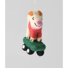 Load image into Gallery viewer, Bert the Dog Felt Ornament