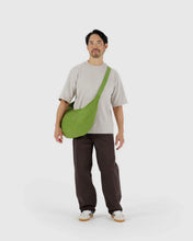 Load image into Gallery viewer, Large Nylon Crescent Bag, Green Juice